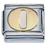 Zoppini goud cijfer 0.

Metaal     : staal / 18 karaat goud
Kleur       : geel goud
Maten     : 9 mm
Materiaal : Staal  ,Goud