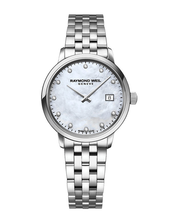 Dit Raymond Weil horloge heeft een kast gemaakt van Roestvrijstaal met een diameter van 29 mm en is voorzien van een metalen band. In de kast bevindt zich een ETA kwaliteitsuurwerk en is afgewerkt met Saffierglas.

Het horloge is 5ATM. Dit betekent dat het horloge geschikt is om mee te douchen. Verder wordt het horloge geleverd met 2 jaar garantie.