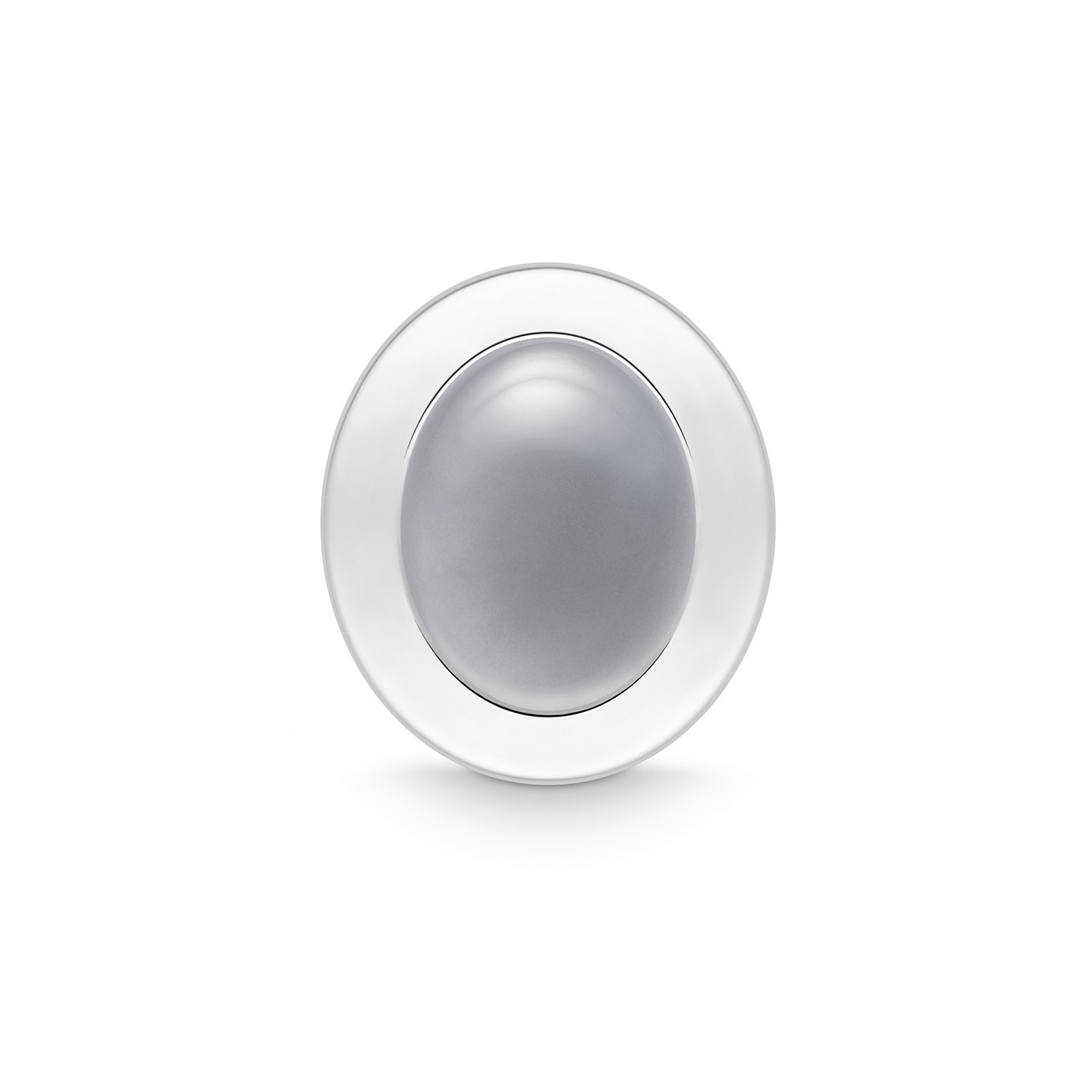 Quinn - Hanger met Cabochon geslepen maansteen 10x8mm