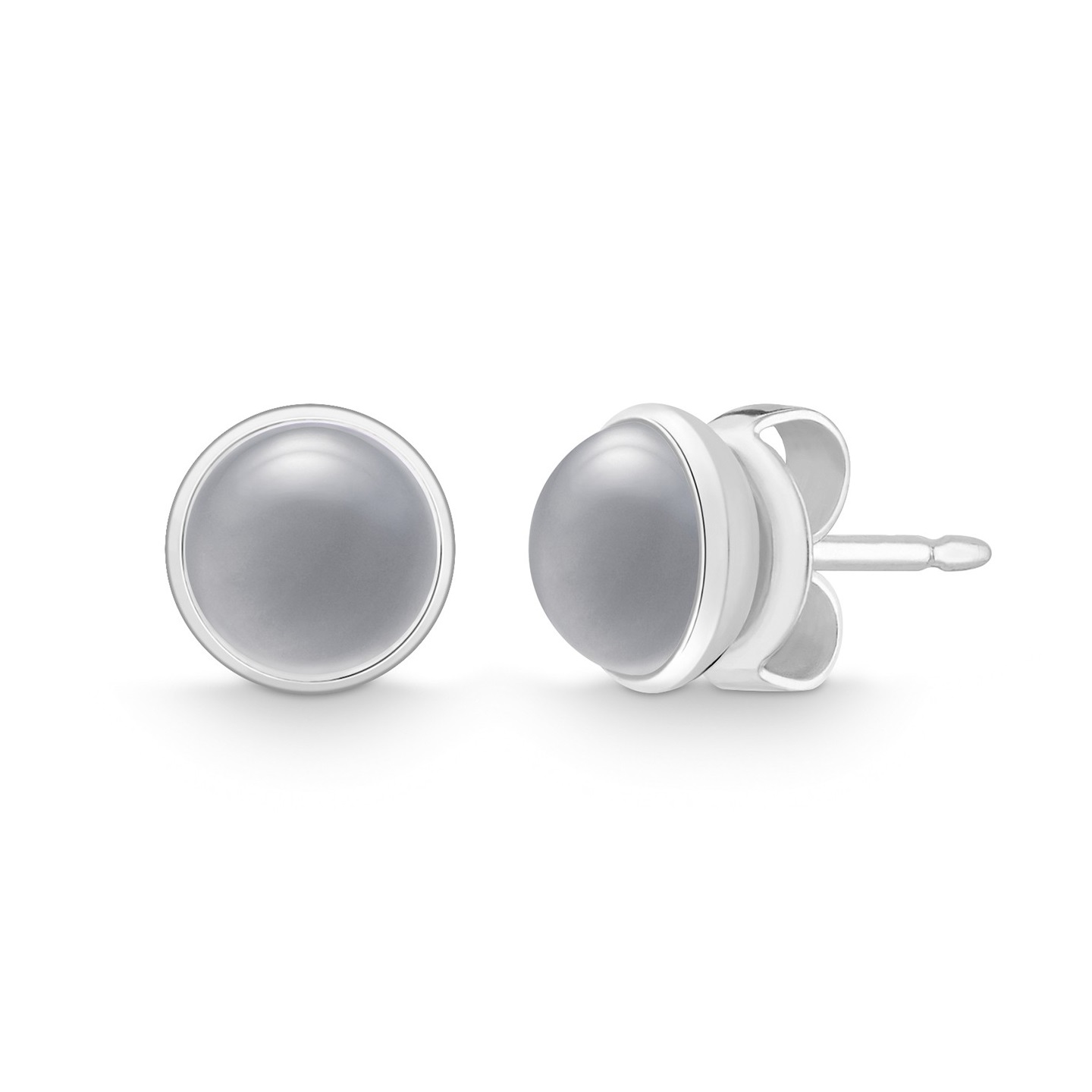 Quinn - 6mm cabochon maansteen 7x7x5mm