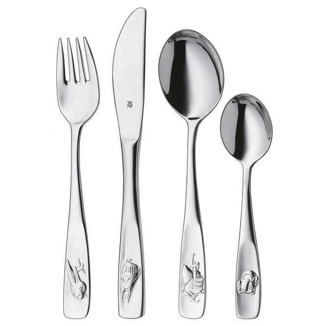 STY2241830 Bestekset staal WMF Kinder Reizen (4-delig)
