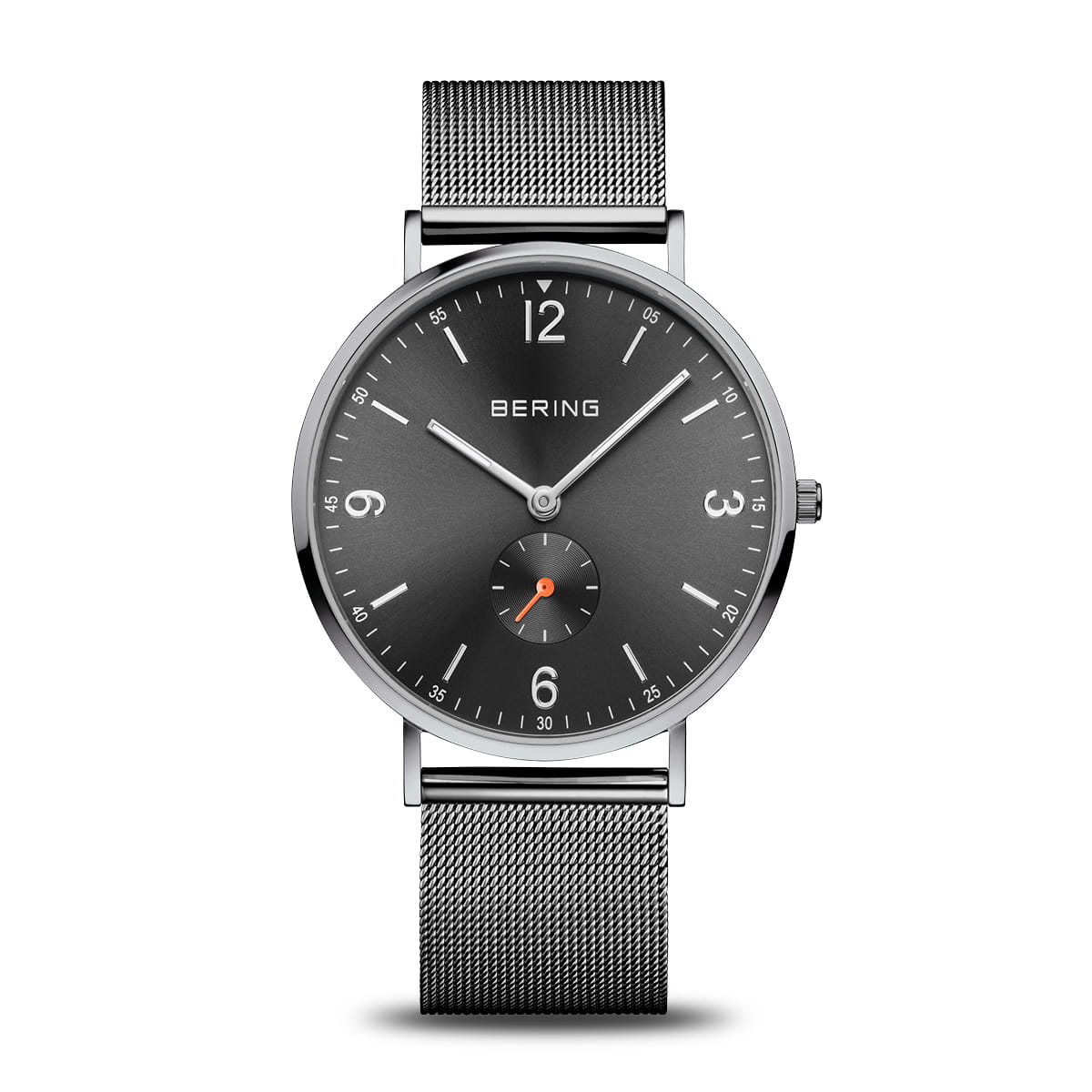 Bering herenhorloge uit de collectie Classic met saffierglas.