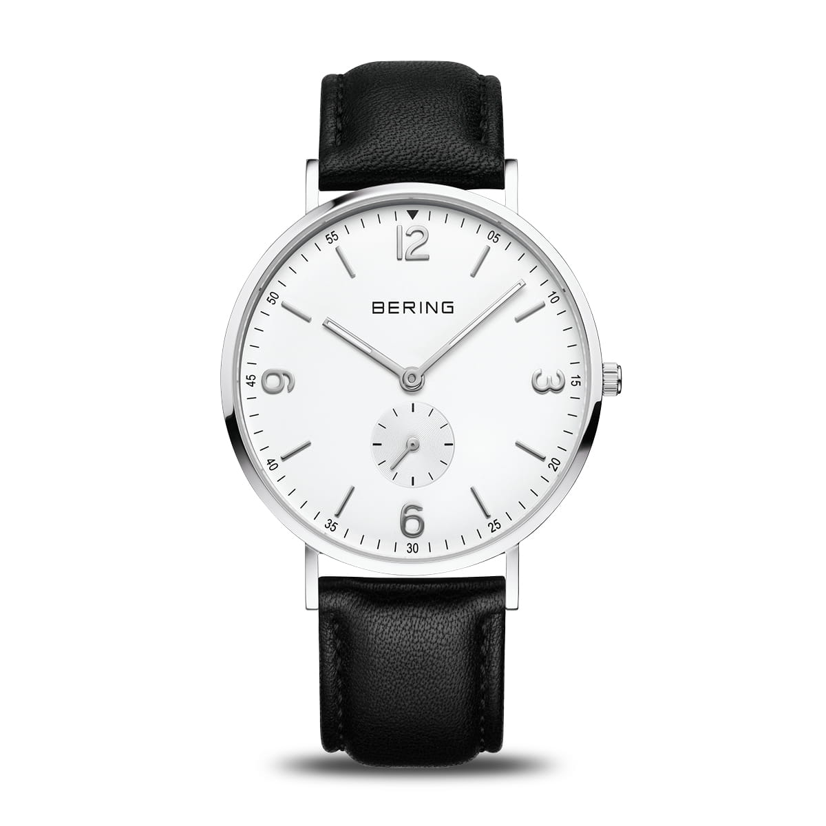 Bering herenhorloge uit de Classic collectie met saffierglas