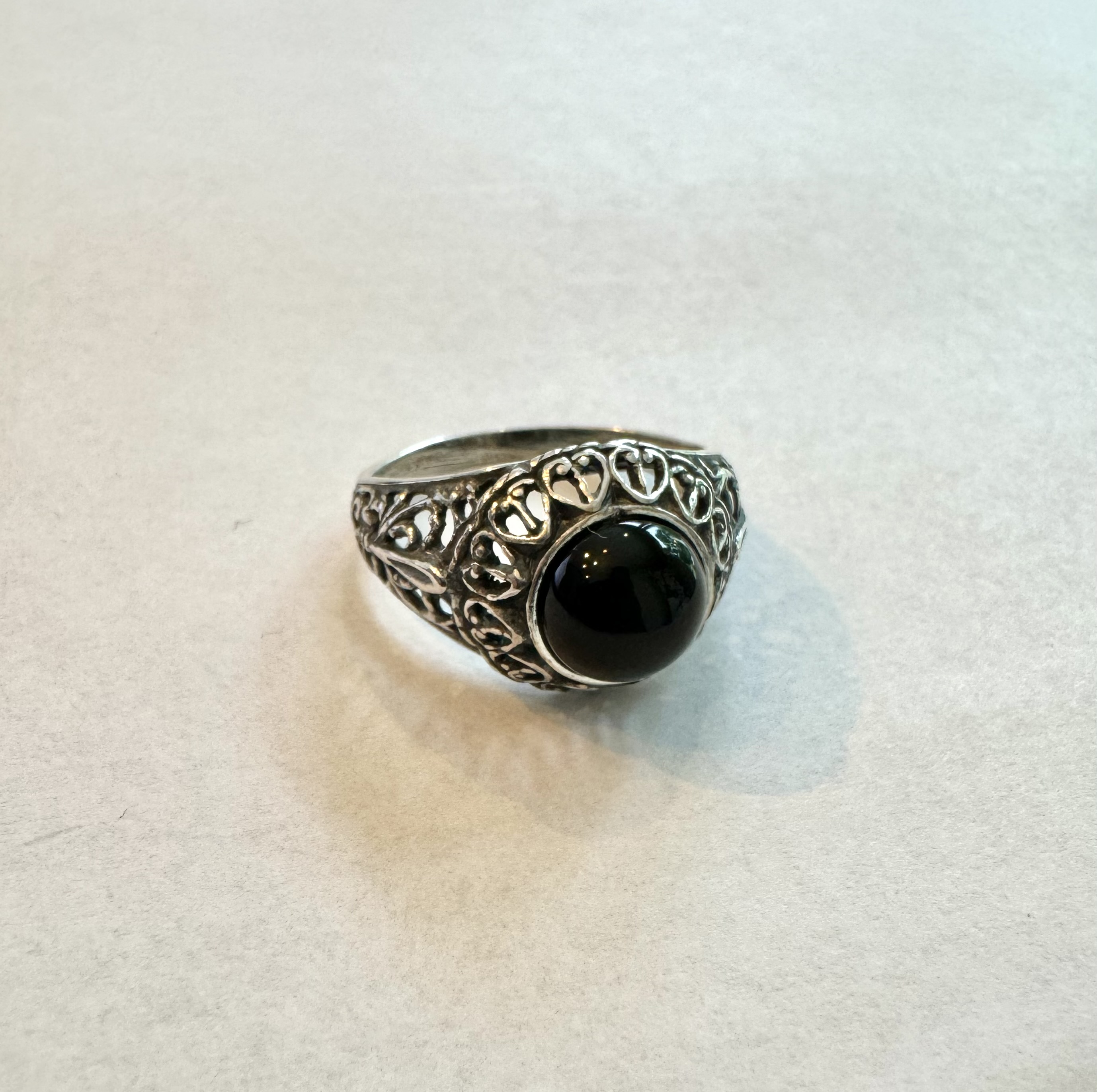 Ring zilver retro