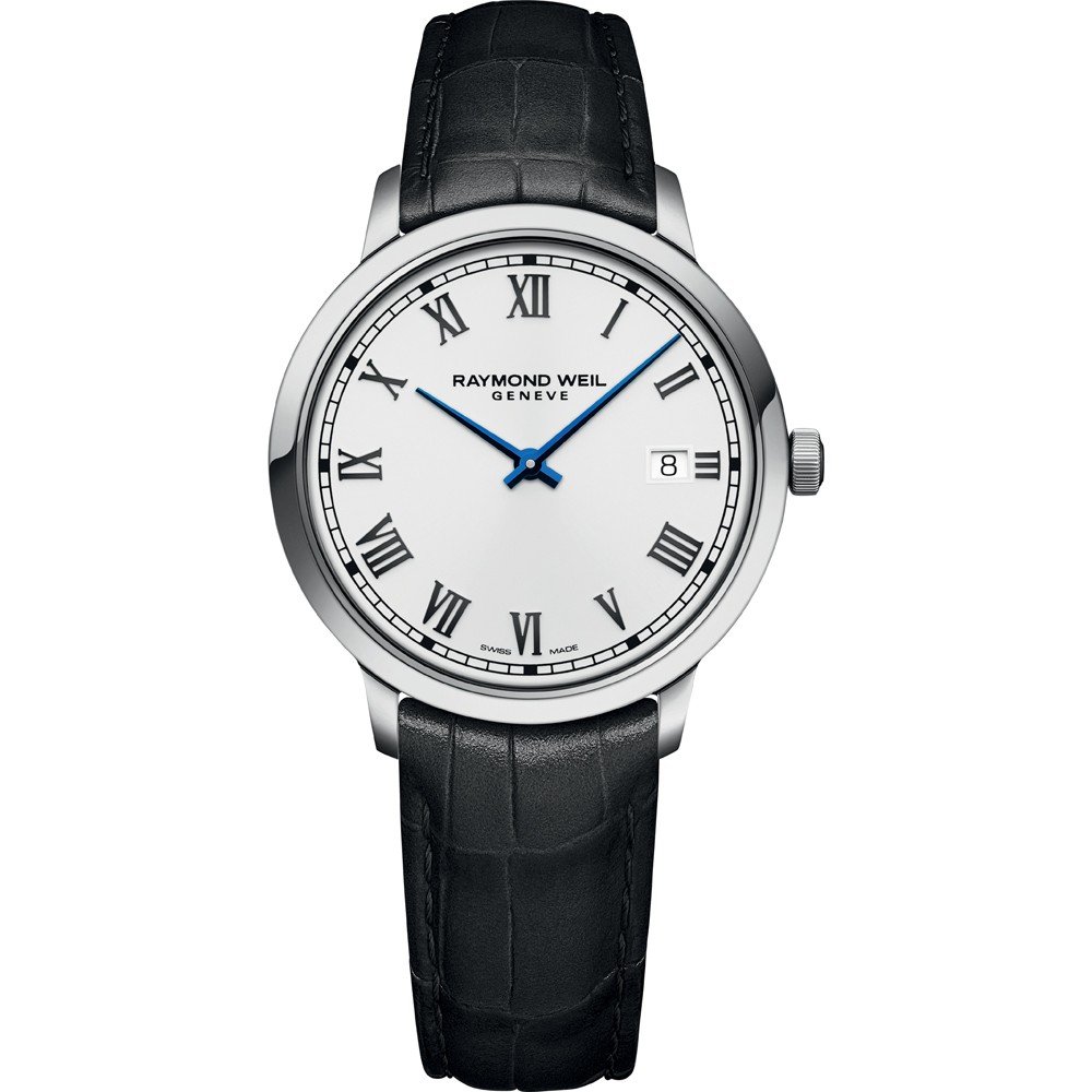 Dit is een horloge van het merk Raymond Weil gemaakt voor heren.
De specificaties zijn als volgt:
Kastmaat: 39.00
Waterdichtheid: 5 ATM / 50 Meter / 165 Feet
Dit horloge heeft de volgende functies/eigenschappen:
Datumaanduiding