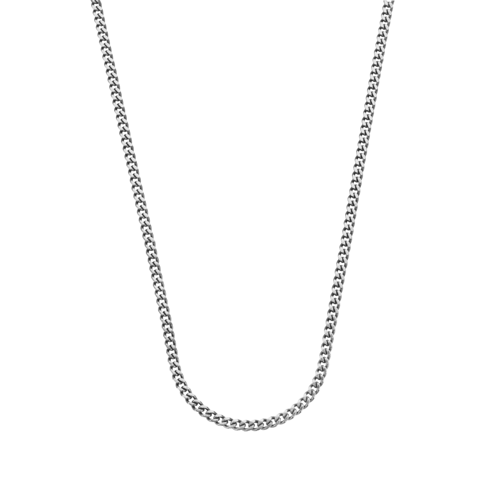 Necklaces - Necklace Chain Silver 925 - 4mm RR-NL050-S-55
