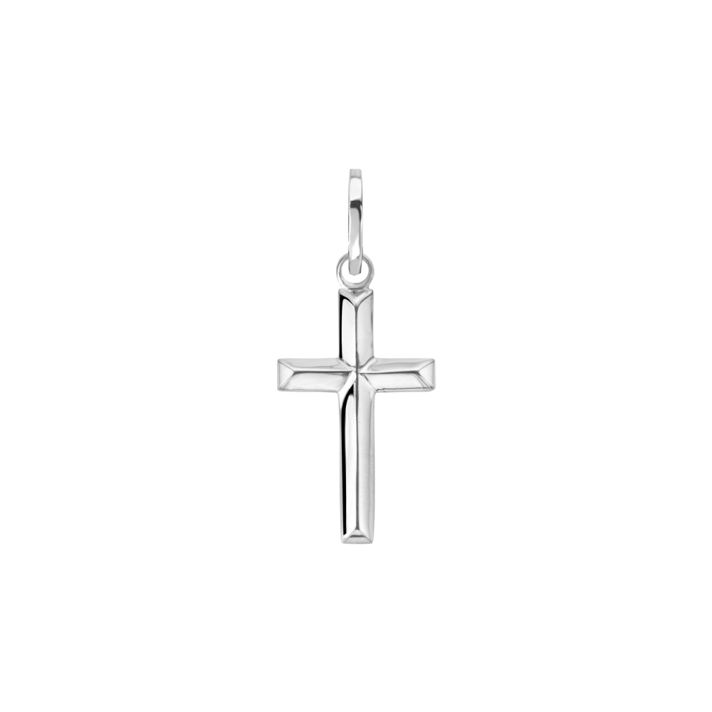 Necklaces - Pendant Cross Plain RR-PD008-S

