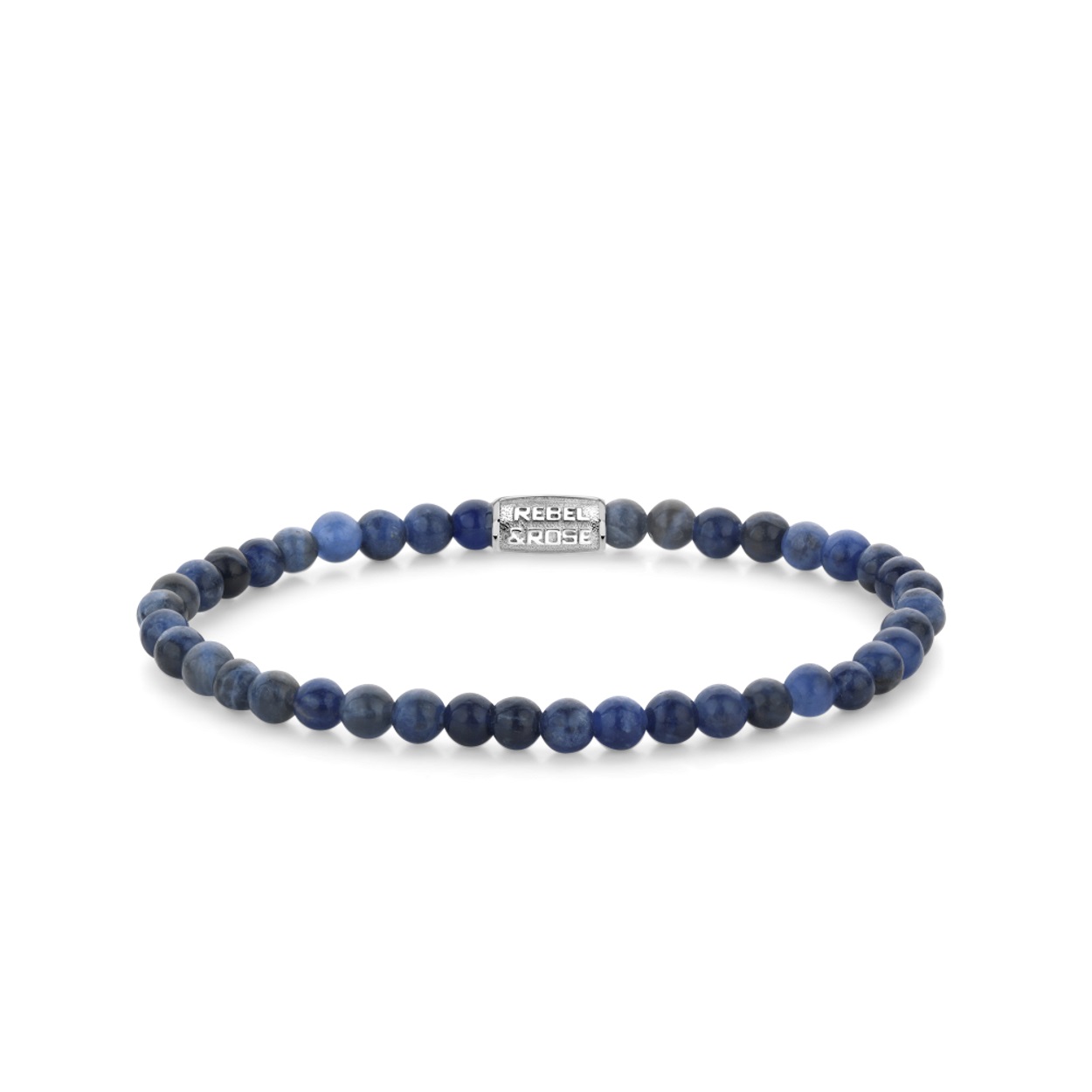 Rebel & Rose - Midnight Blue - 4mm Staal Small 16.5cm - RR-40130-S-S