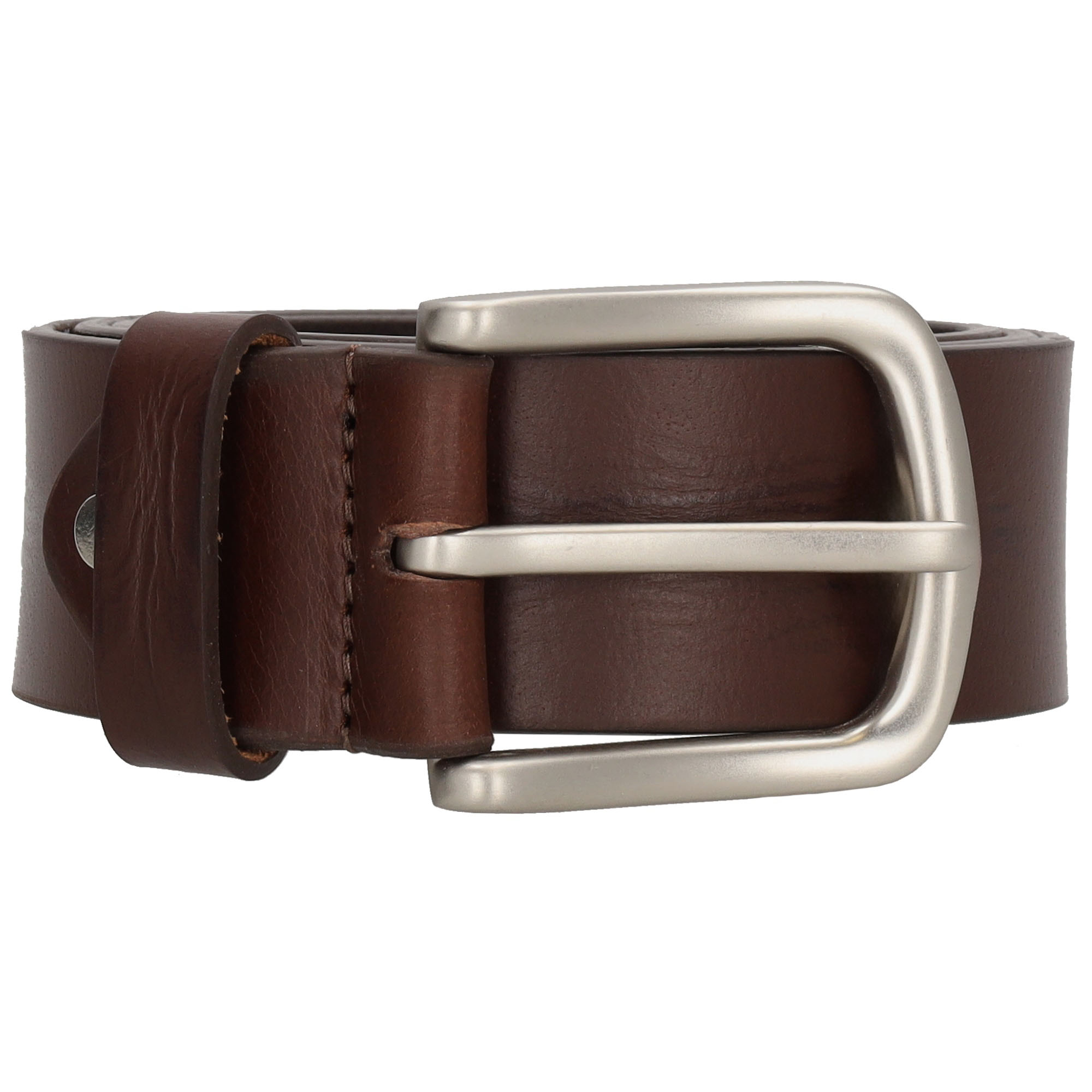 Deze riem van Hide & stitches heeft een stoer en klassiek design in de kleur bruin. Met een lengte van 115cm past hij perfect om elke taille. De riem is handgemaakt van hoogwaardig leer en afgewerkt met stijlvolle stiksels. Draag hem om je favoriete broek of rok voor een eigentijdse look. De perfecte accessoire voor elke outfit!