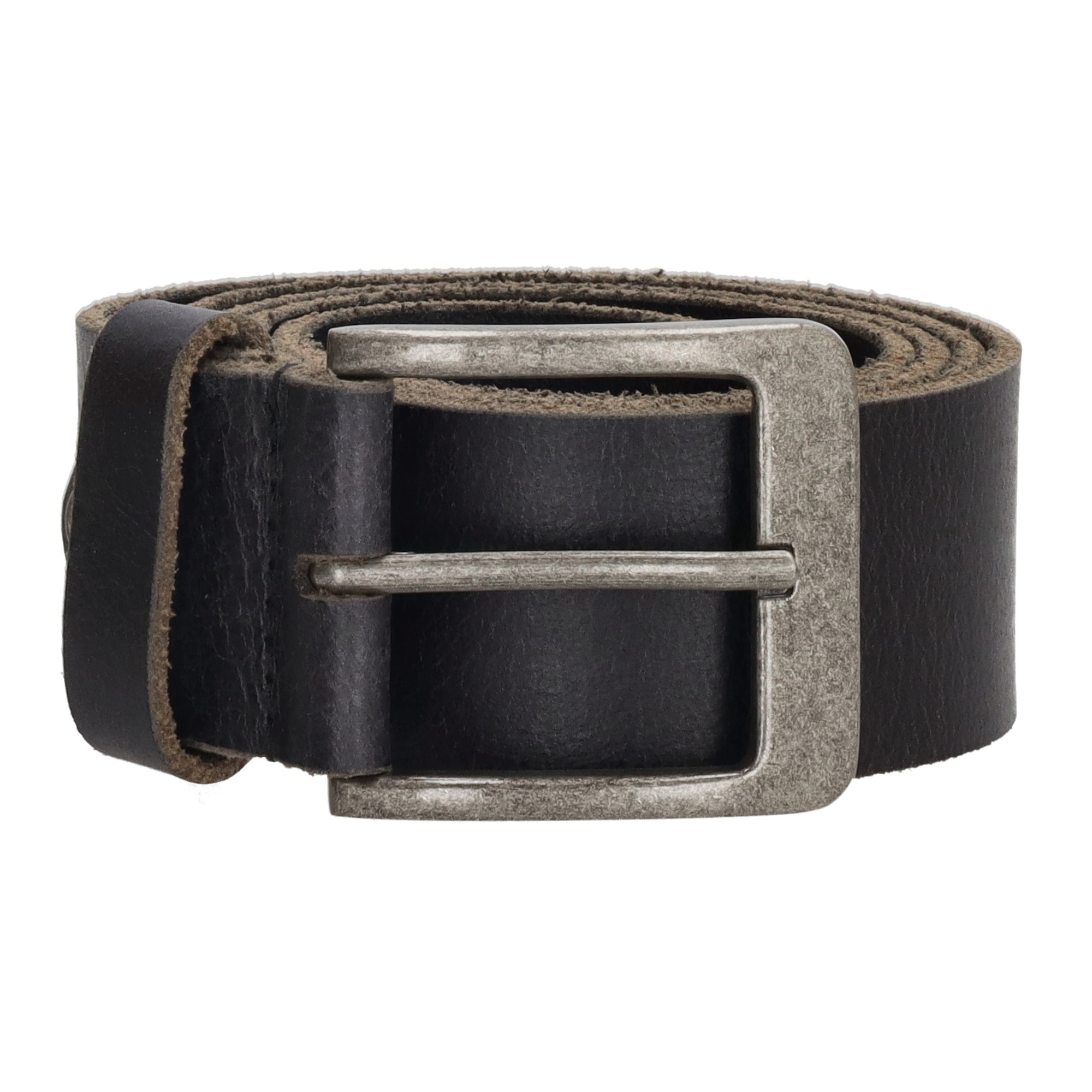 Deze Hide & Stitches Frisco riem is gemaakt van hoogwaardig zwart leer en heeft een lengte van 115 cm. De riem is voorzien van een klassieke gesp en subtiel stikwerk voor een stijlvolle uitstraling. Draag deze riem om je taille om je outfit compleet te maken en een vleugje luxe toe te voegen aan elke look.