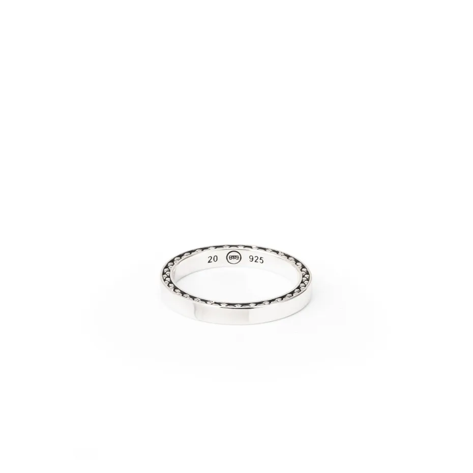 Buddha to Buddha George Mini Smooth Ring Silver