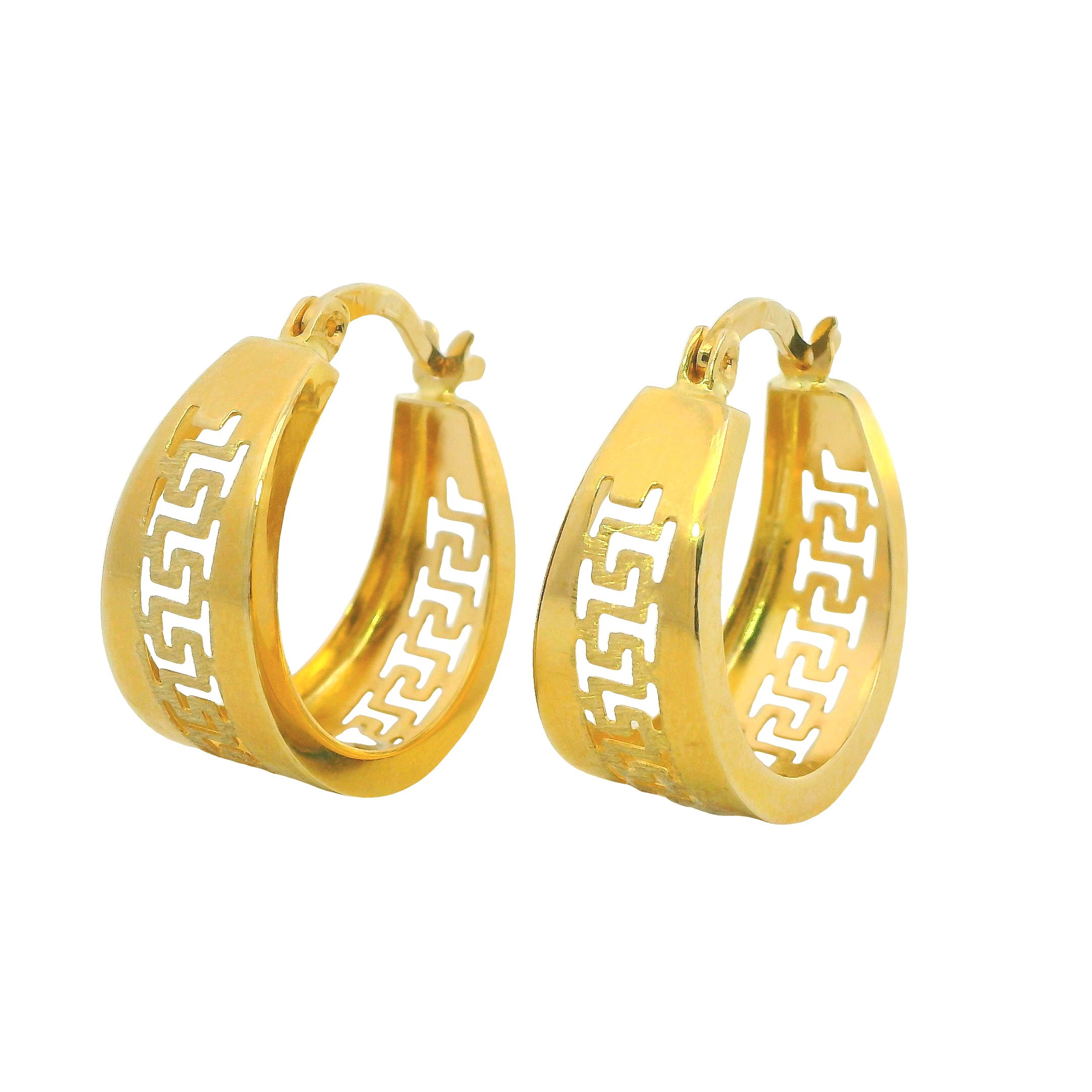 Deze oorringen van Louis Bros zijn vervaardigd uit 14 karaat geelgoud (4 gr.). De Oorsieraden hebben een diameter van 22 mm en een breedte van 9 mm. Deze oorringen vrolijken iedere outfit op. En eindeloos te combineren met andere gouden sieraden. Deze oorringen is stijlvol en gemakkelijk te combineren. De sieraden vormen enerzijds een prachtige basis voor een minimalistische look, of kunnen anderzijds uitgebreid worden met verschillende type sieraden voor een rijke en of een feestelijke uitstraling.