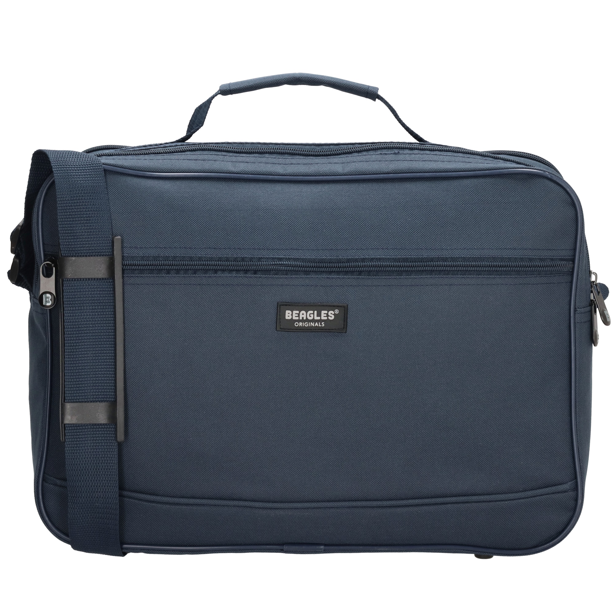 Een praktische tas is altijd handig. Deze toffe tas komt uit de Originals Arturo collectie van Beagles. In het ruime hoofdvak van de tas is genoeg ruimte voor jouw spullen. Je kleinere essentials kun je kwijt in het voorvak óf in één van de twee zijvakjes. Je draagt de reportertas op jouw manier, aan het handvat of aan de verstelbare en afneembare schouderband. Gaat deze topper voortaan met jou mee de deur uit?

De eigenschappen van deze reportertas zijn: 

Ruim hoofdvak met ritssluiting
Voorvak en zijvakken
Enkel handvat
Verstelbare en afneembare schouderband