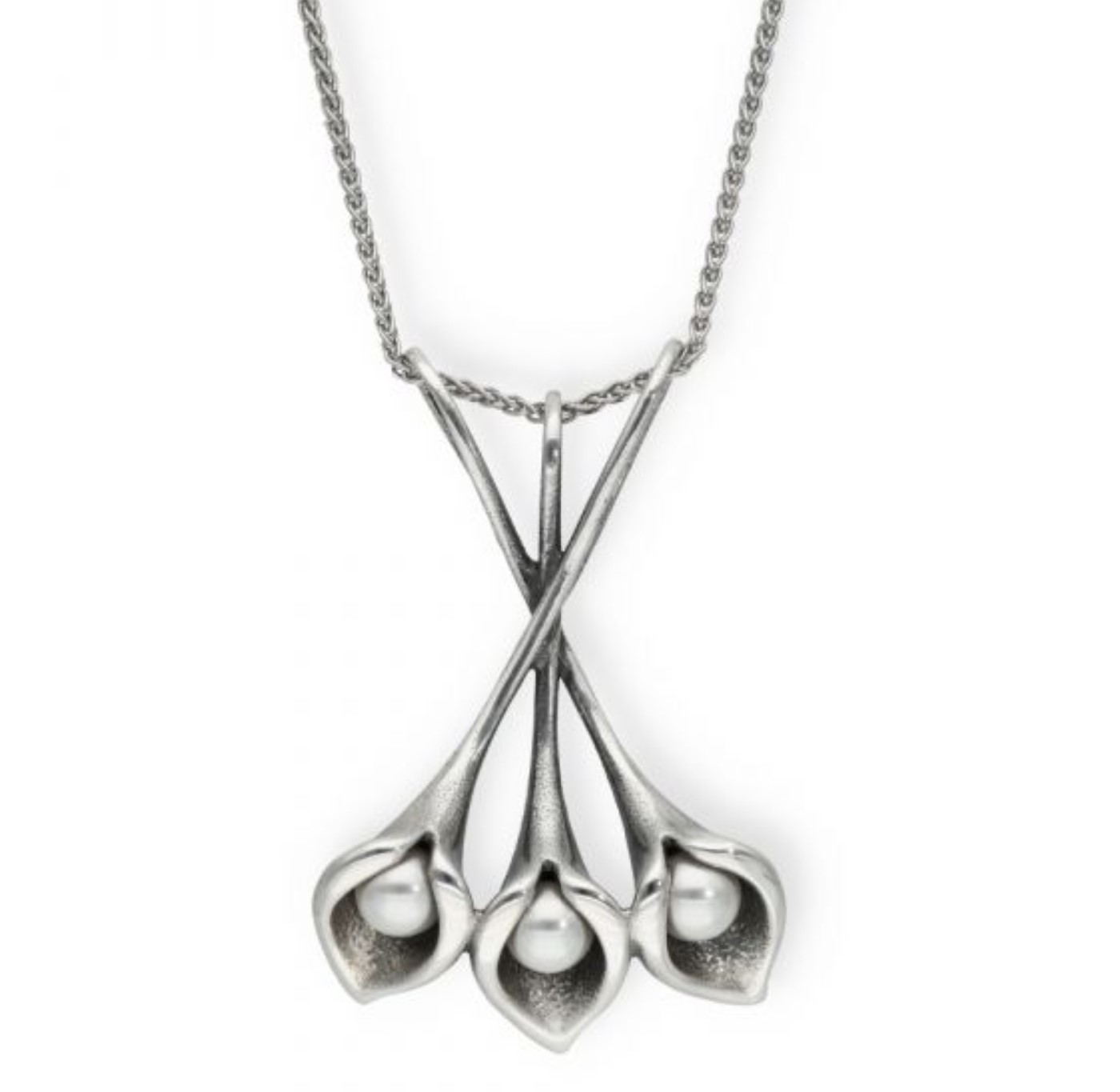 Art Nouveau stijl ketting hanger met parel
