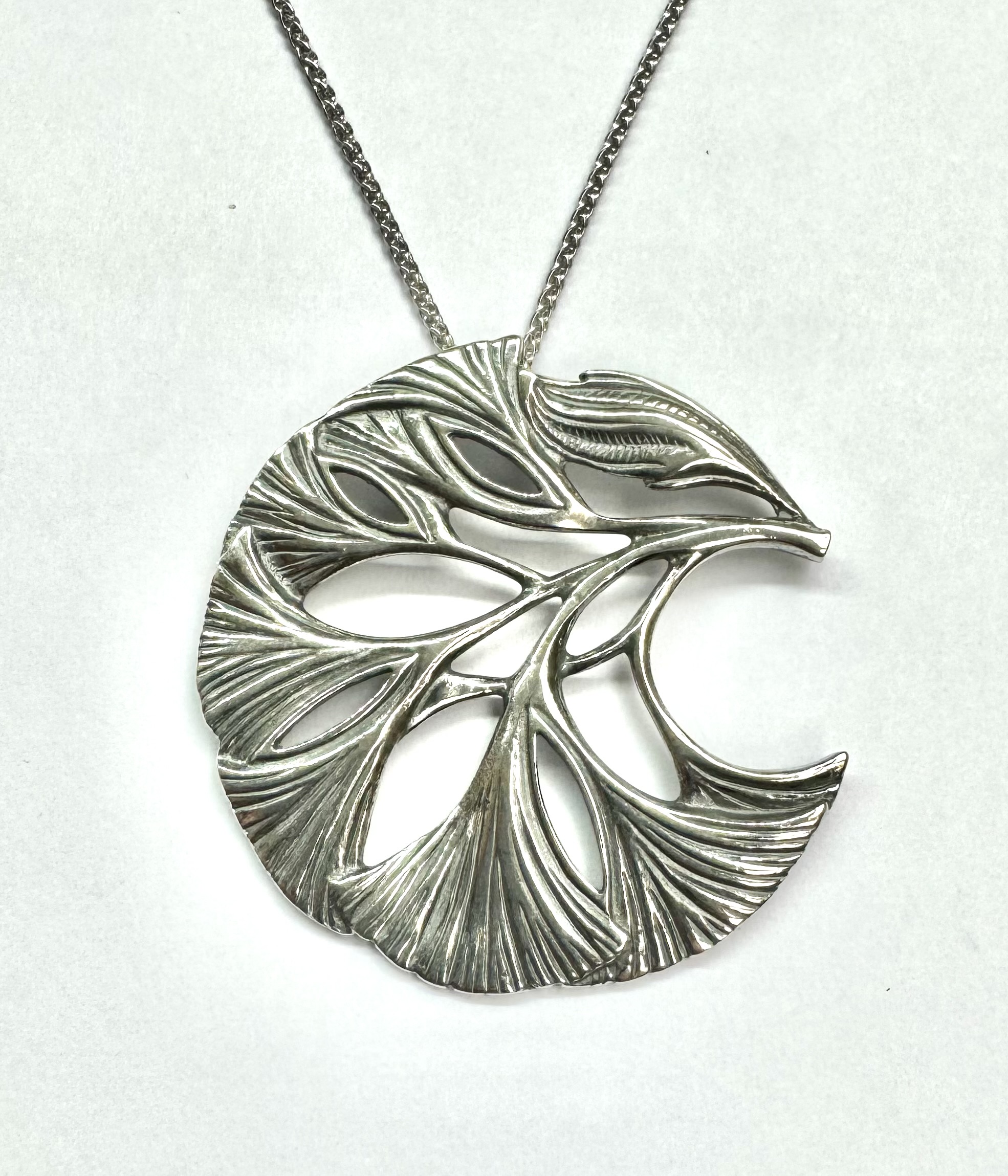 Zilver ketting met hanger