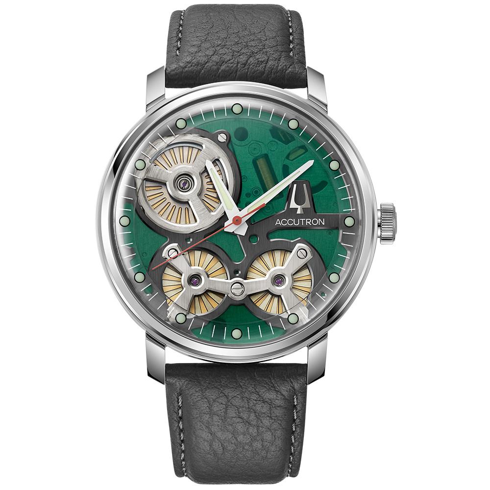 Accutron. Space View 2020. Electrostatic. Cal. NS30. 50m WR. Saffierglas