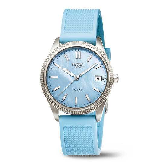 Horloge van Boccia met siliconen band. 