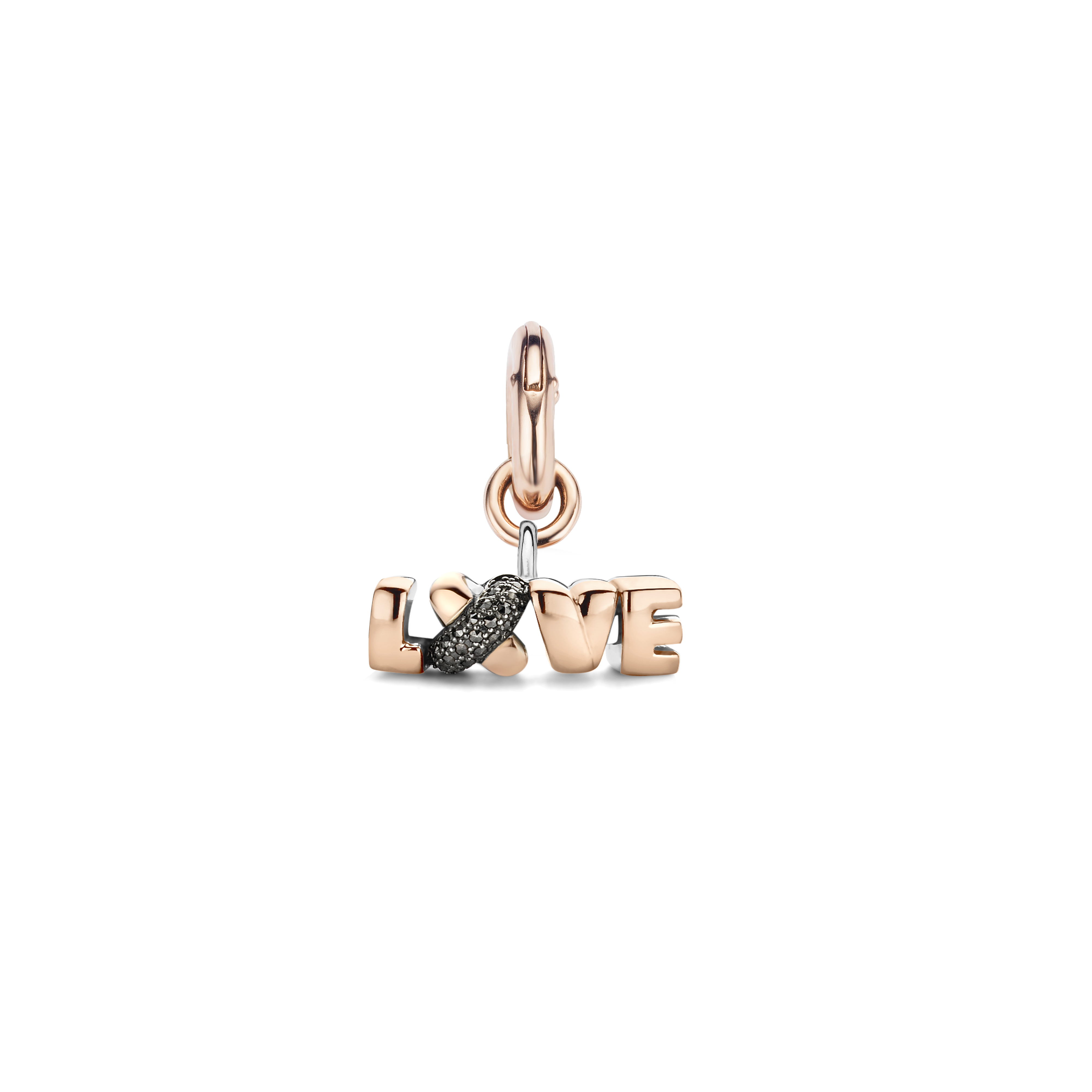 De Tirisi Moda Love charm modelnummer TM6176M(2P) is een verfijnd sieraad in de categorie juweel, specifiek een hanger. Deze charm is perfect om een persoonlijke touch aan een ketting of armband toe te voegen. Draag hem solo voor een subtiele look of combineer met andere charms voor een speels effect. Perfect voor dagelijks gebruik.