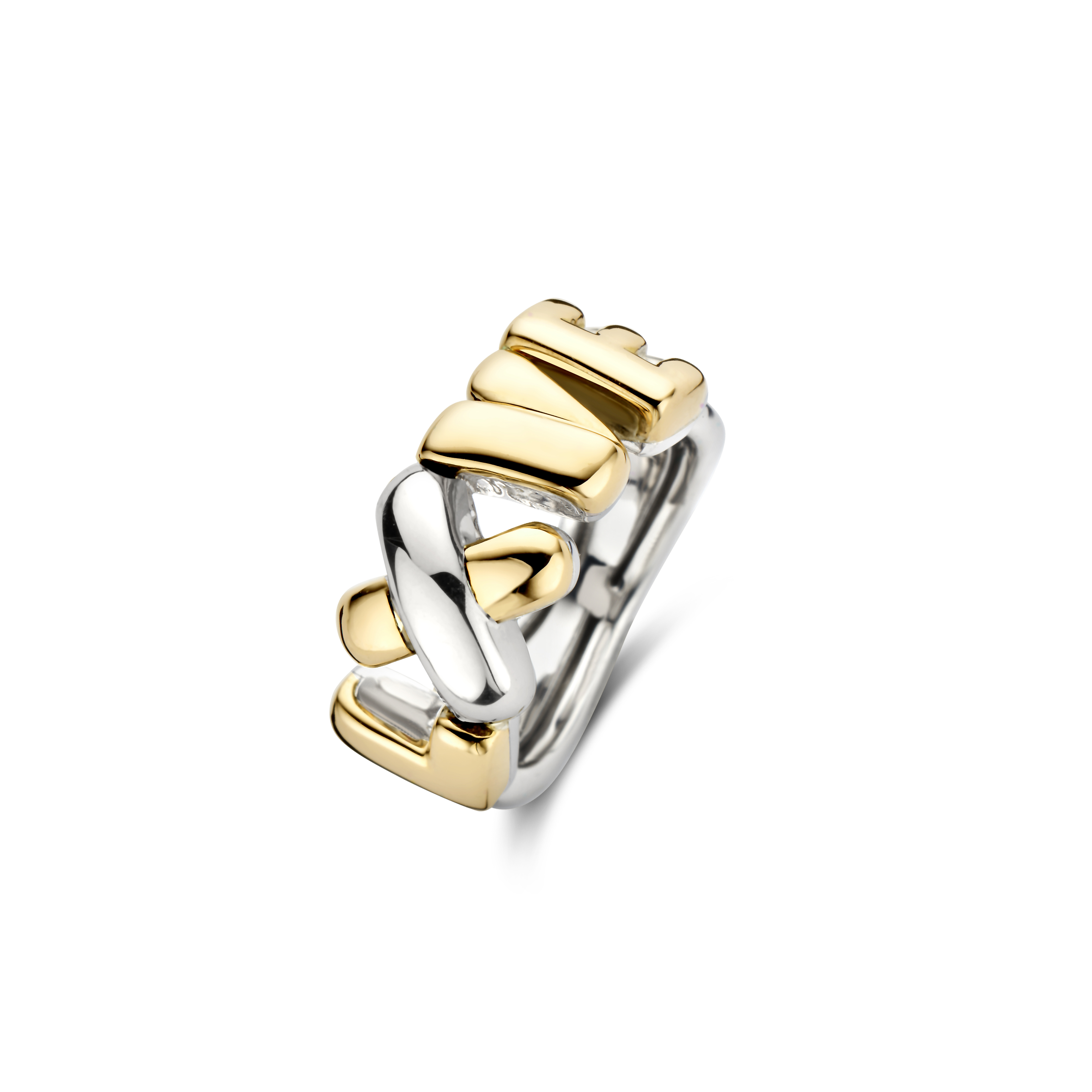 De Tirisi Moda Love ring, modelnummer TM1107(2T), is een verfijnde ring. Draag deze ring solo voor een subtiele look of combineer met andere ringen voor een opvallend statement. Ideaal voor dagelijks gebruik en speciale gelegenheden!