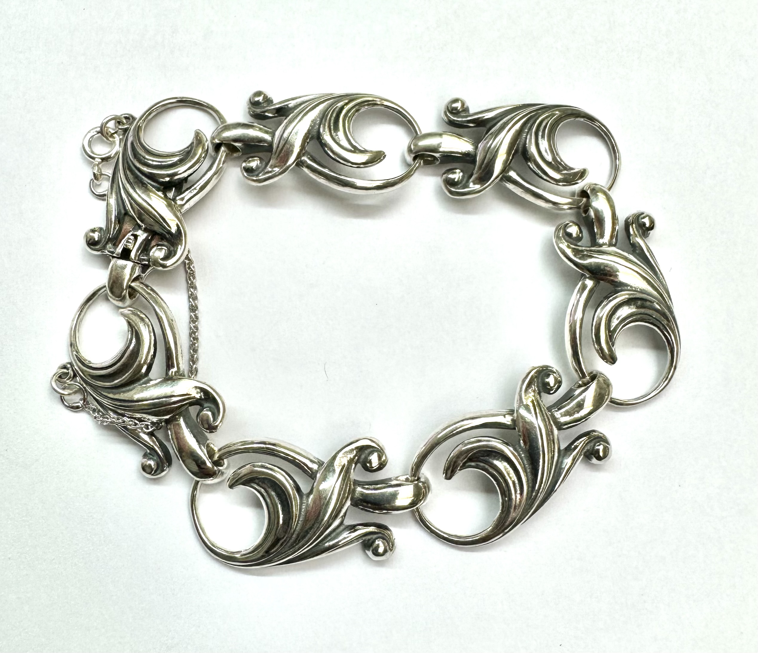 Armband retro zilver