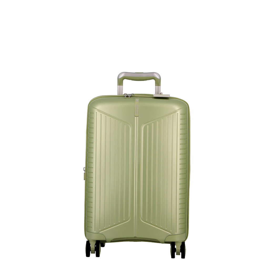Deze lichte robuuste handbagage koffer is gemaakt van 100% geïnjecteerde polypropyleen en voorzien van een TSA combinatie slot.
Door een extra rits is de volume van de koffer met 20% te vergroten.
Vier sterke en geruisloze wielen maken de koffer compleet.

De koffer is voorzien van twee binnenvakken met ritssluiting. Teves extra rieen om de kleding o de plek te houden.

Iedere koffer is voorzien van een waszak (afmetingen 42 bij 34 cm), schoenenzak (36 x 30cm) cabine vloeistofzak (14 x 19 x 7cm). 
Verder voorzien van een siliconen naamlabel.

Afmetingen:
Hoogte 55cm x breed 35cm x diep 20/24cm

Inhoud  32-41 Liter
2.6 KG zwaar