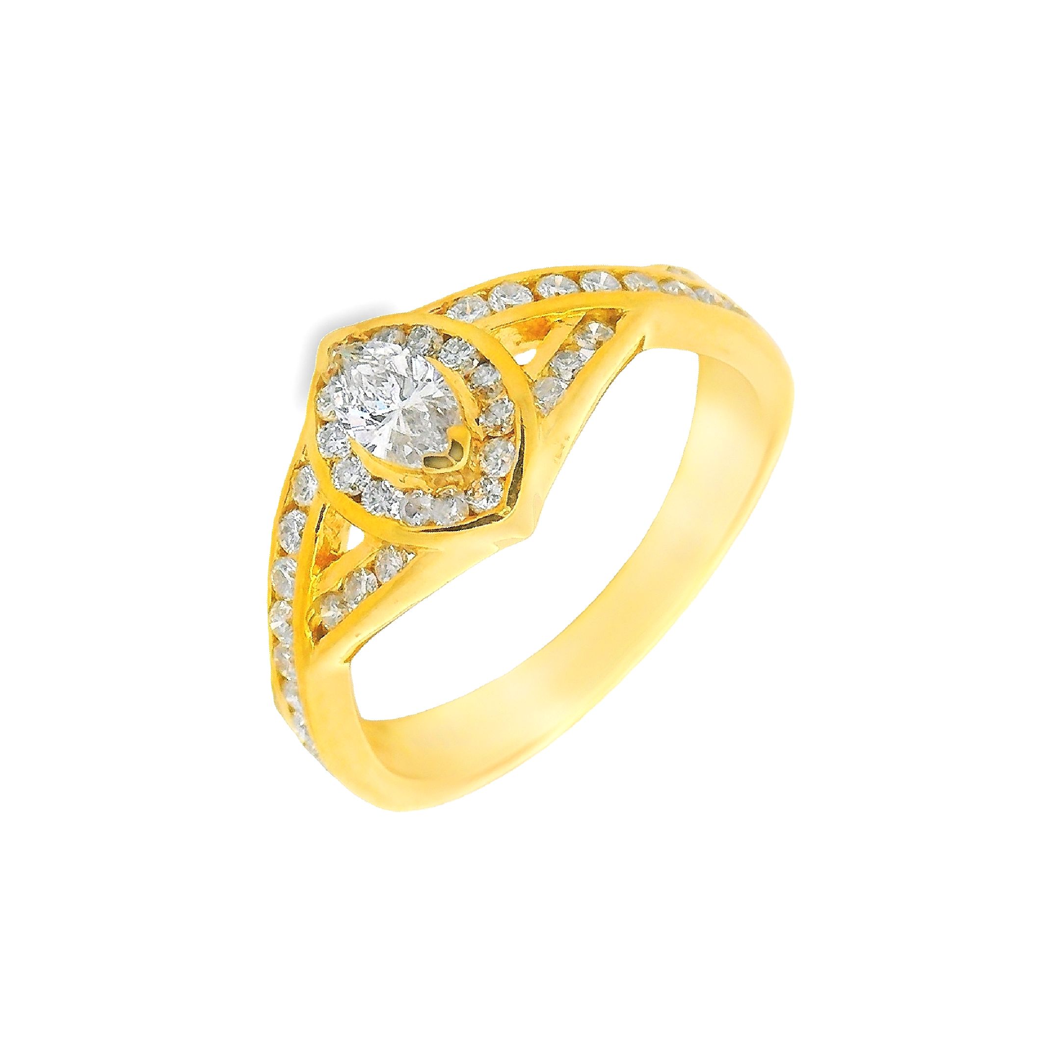 Deze ring van Louis Bros is vervaardigd uit 18 karaat geelgoud (4.gr.) en is gezet met 1 marquise diamant 0.25ct, en 37 briljant geslepen diamanten met een totaalgewicht van 0.38ct. De ring heeft een breedte van 9 mm, en een dikte van 4 mm. Deze prachtige gele gouden ring, met een tijdloos klassiek ontwerp, is een ware blikvanger. In het hart van de ring pronkt een schitterende marquise diamant, die elegantie en verfijning uitstraalt. Omringd door een halo van briljant geslepen diamanten, fonkelt deze ring met een ongeëvenaarde pracht en allure. Het 18 karaat gouden omhulsel dient als een perfecte omlijsting voor de schitterende edelstenen, waardoor de ring een symbool wordt van tijdloze schoonheid en onvergankelijke stijl. Een meesterwerk van vakmanschap en elegantie, deze ring belichaamt de klassieke charme die de tand des tijds doorstaat.
De ring is verkrijgbaar in meerdere afmetingen.