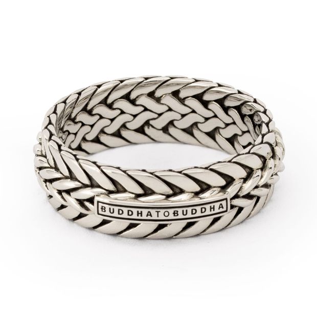 Buddha to Buddha - Nurul/Ellen Mix Ring Silver, Zilver 621 Maat: 17.5 - 001J026210177