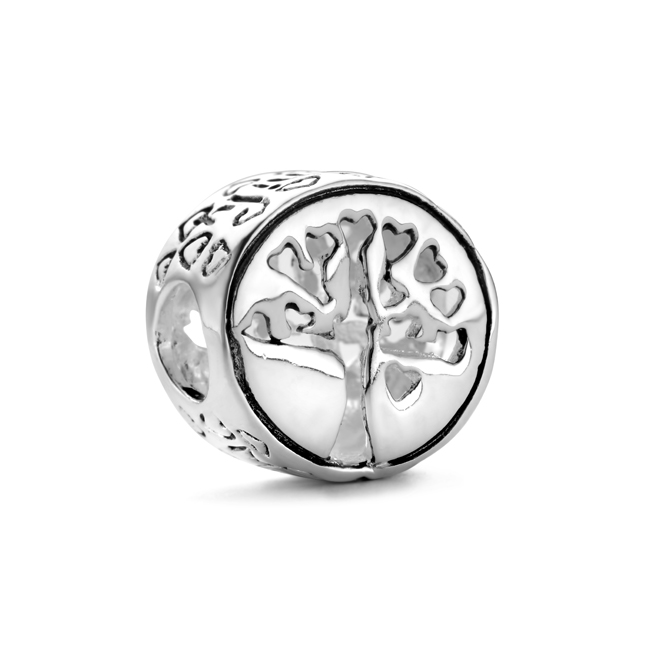 Zilveren Bedel past op alle armbanden zoals Pandora Troll Beads enz.