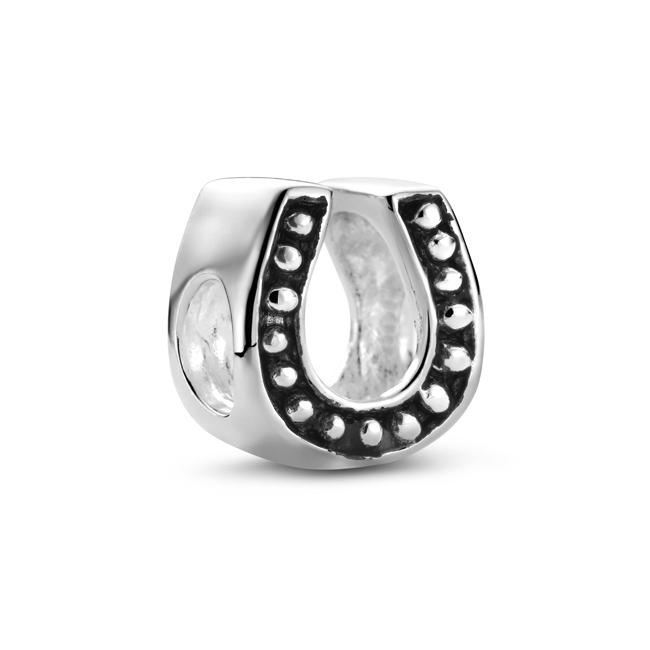 Zilveren Bedel past op alle armbanden zoals Pandora Troll Beads enz.