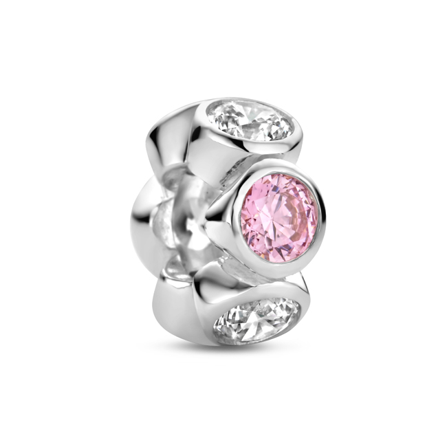 Zilveren Bedel past op alle armbanden zoals Pandora Troll Beads enz.