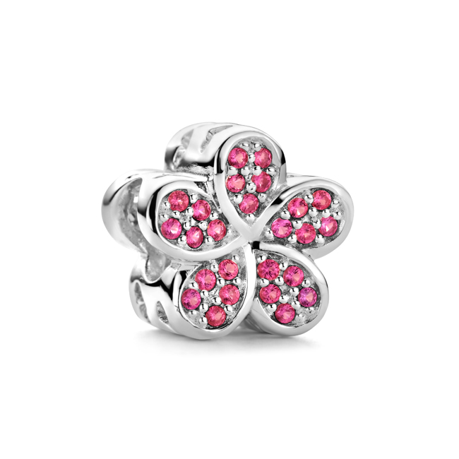 Zilveren Bedel past op alle armbanden zoals Pandora Troll Beads enz.