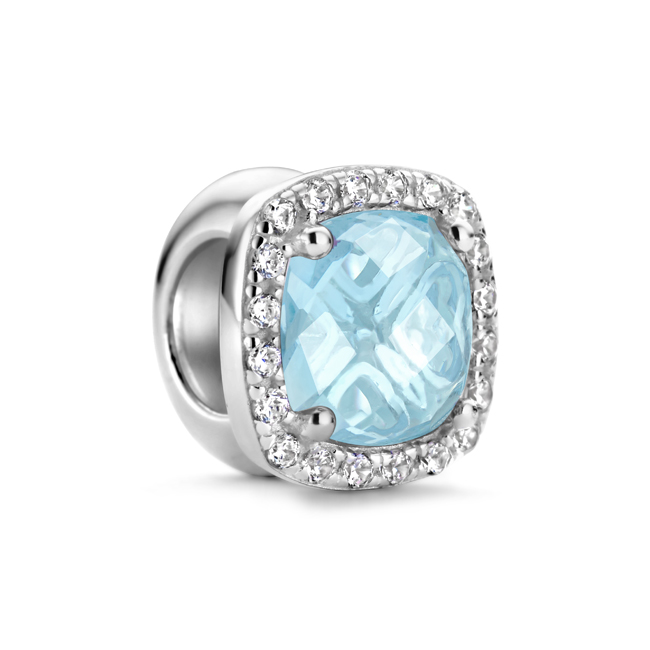 Zilveren bedel/stopper past op alle armbanden zoals Pandora Troll Beads enz.