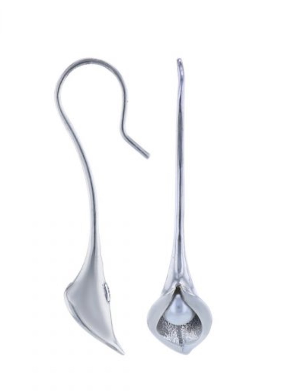 Oorhangers lelie met zoetwaterparel