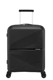 De American Tourister Airconic Spinner 55/20 tsa in Onyx Black (modelnummer 128186-0581) is een lichtgewicht handbagagekoffer van slechts 2 kg. Ideaal voor reizigers die op zoek zijn naar gemak en stijl. Voorzien van 360° soepel draaiende wielen, een comfortabel handvat en TSA-slot voor extra veiligheid. Perfect om mee te nemen in het vliegtuig als handbagage.
Productinfo

Garantie	3 jaar beperkte wereldwijde garantie
Model	Spinner (4 wielen)
Materiaal	100% Polypropylene
Afmetingen	55 x 40 x 20 cm (inclusief handvatten, wielen, bodemdoppen, zijvakken en andere uitwendige onderdelen)
Size	cabin-size
Volume	33.5 L
Gewicht	2 kg

Kenmerken
Buitenkant
Categorie	Hard
Slot	Geïntegreerd TSA combinatieslot, bestaande uit 3 cijfers
Ritsen	Ja
Handvatten	Bovenhandvat(ten)
Trekstang	Dubbele trekstang
Wielen	4 wielen
Type wielen	Dubbele wielen
Handbagage	Ja
Binnenkant
Onderste compartiment	Ja
Bovenste compartiment	Ja
Inpakriemen	In bovenste & onderste compartiment

