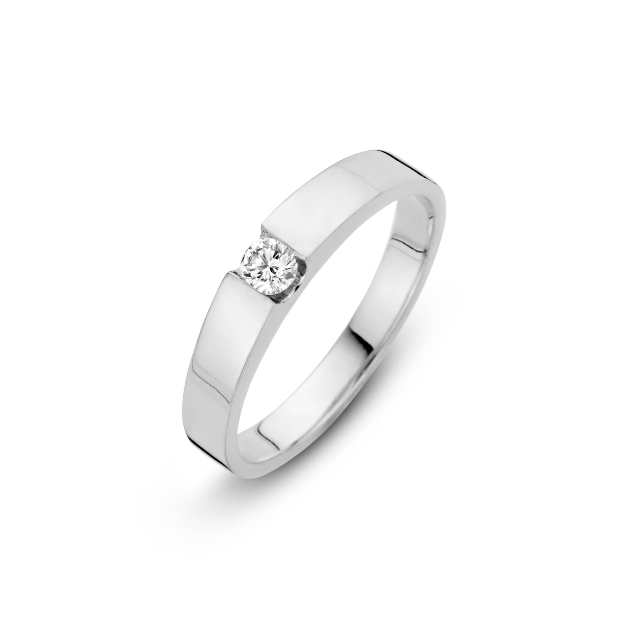 Briljant witgouden ring Stretto met 0.20ct. diamant (G/VSi)