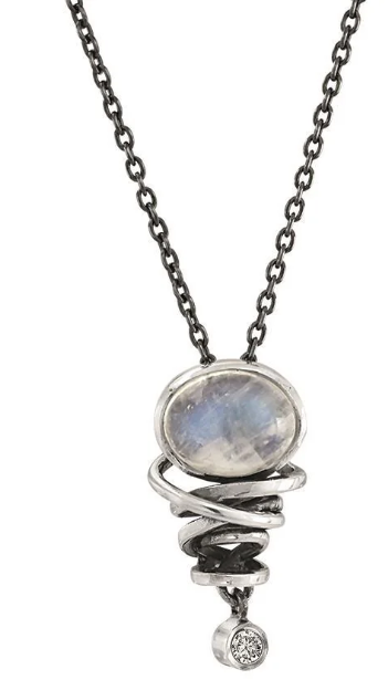 Rabinovich zilveren ketting Curly
