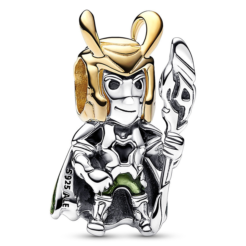 Marvel Loki Sterling+ Goldplated + emaille