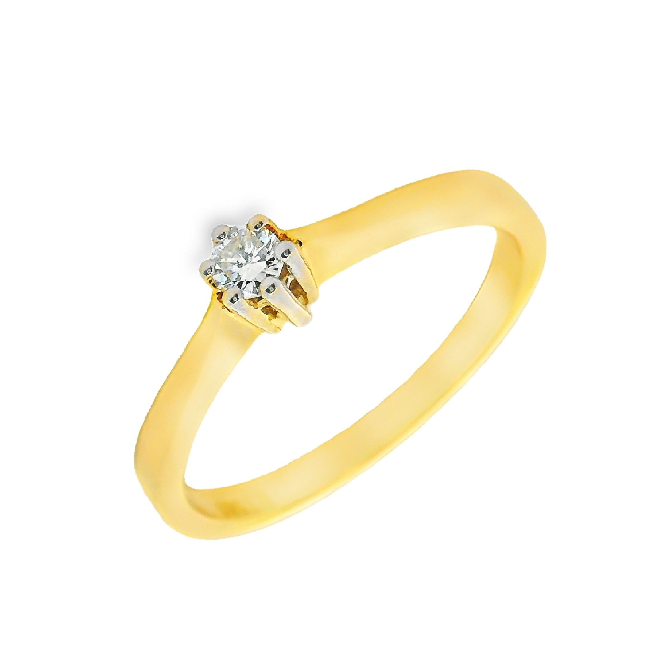 Deze ring van Louis Bros is vervaardigd uit 14 karaat geelgoud (2.08gr.) en is gezet met 1 briljant geslepen diamanten met een totaalgewicht van 0.06ct. De ring heeft een diameter van 3 mm, minimale breedte van 1.5 mm. en een hoogte van 3.5 mm. Deze klassieke ring straalt tijdloze schoonheid uit. Het geelgoud geeft de ring een warme en elegante uitstraling, terwijl het glinsterende diamantje in het midden alle aandacht trekt. Met zijn eenvoudige en toch verfijnde design is deze ring perfect voor iedereen die houdt van tijdloze stijl en eenvoudige elegantie. Draag deze ring met trots en laat je schoonheid stralen!
De ring is verkrijgbaar in meerdere afmetingen.