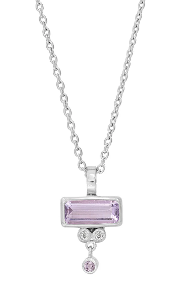 Rabinovich zilveren ketting Petite Octagon
