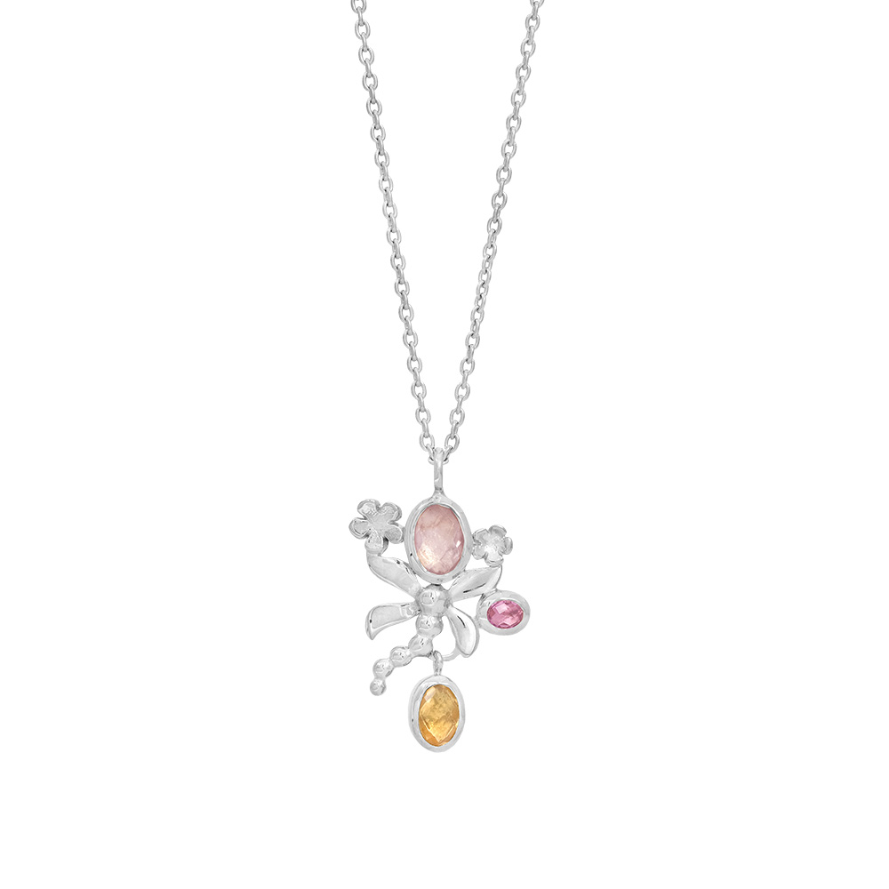 Rabinovich zilveren ketting Dragonfly
