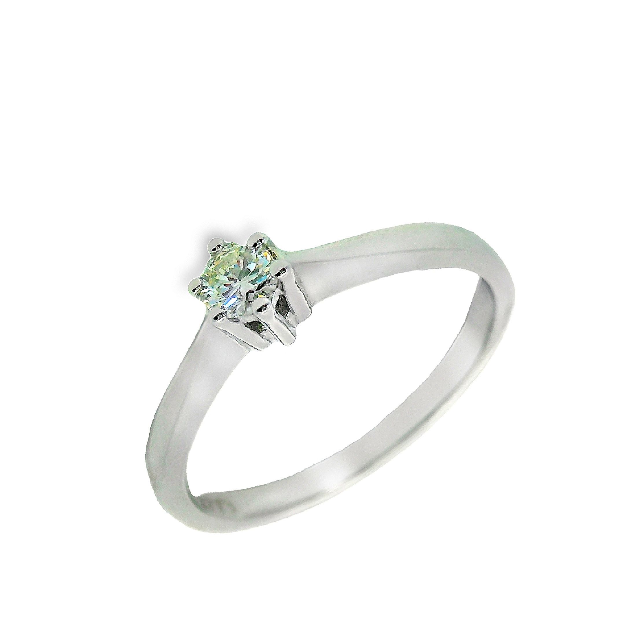 Deze ring van Louis Bros is vervaardigd uit 14 karaat witgoud (2.5 gr.) en is gezet met 1 briljant geslepen diamanten met een totaalgewicht van 0.25ct. De ring heeft een diameter van 4.5 mm, minimale breedte van 1.5 mm. en een hoogte van 5.5 mm. Deze adembenemende witgouden solitaire ring met een schitterend steentje is de perfecte keuze voor een speciale gelegenheid. De combinatie van het elegante witgoud en het stralende steentje zorgt voor een tijdloos en stijlvol design. Laat deze prachtige ring de blikvanger zijn van elke outfit en laat het de liefde en verbondenheid symboliseren. Een betoverende keuze voor die ene speciale persoon in je leven.
De ring is verkrijgbaar in meerdere afmetingen.