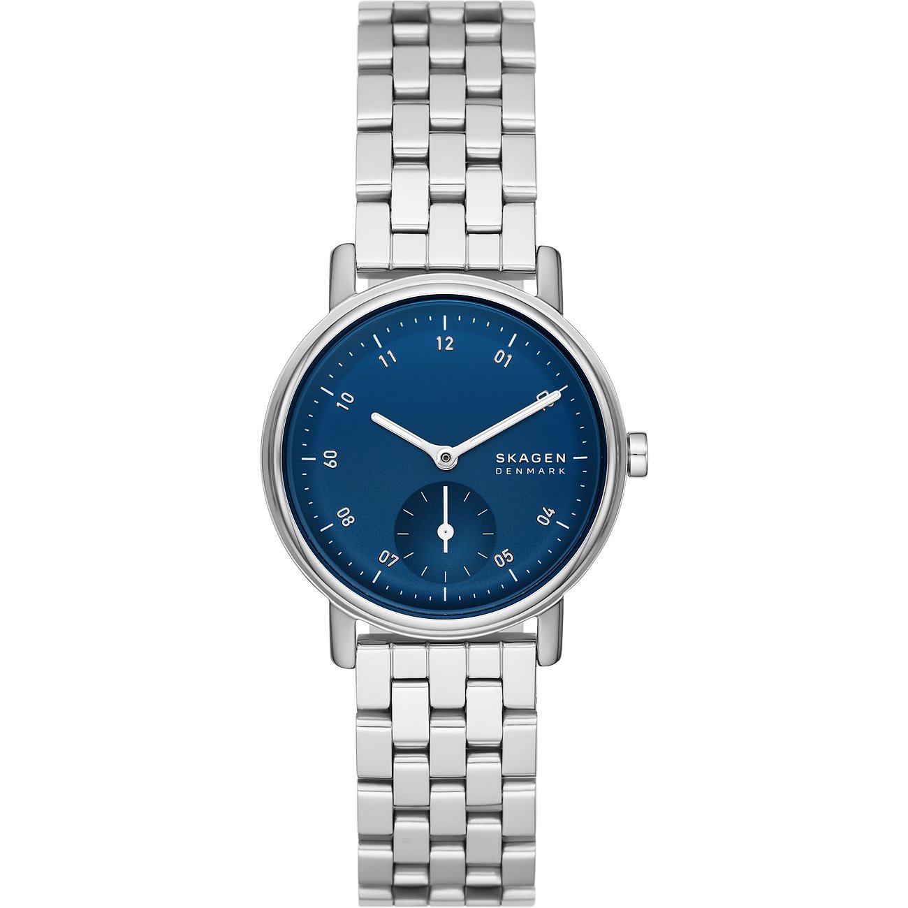 Dit Skagen horloge heeft een kast gemaakt van Roestvrijstaal met een diameter van 32 mm en is voorzien van een metalen band. In de kast bevindt zich een Miyota kwaliteitsuurwerk en is afgewerkt met Mineraalglas.
Het horloge is 5ATM. Dit betekent dat het horloge geschikt is om mee te douchen. 
