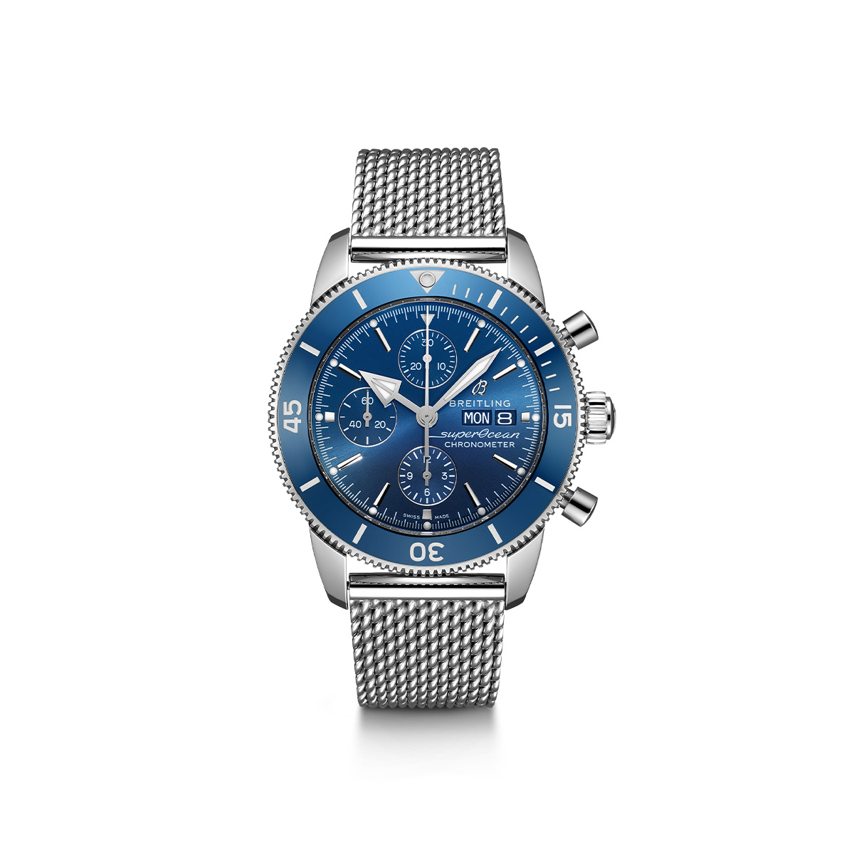 Dit Breitling horloge behoort tot de Breitling Superocean Heritage collectie. 
Referentienummer: A13313161C1A1
Caliber: Breitling 13

