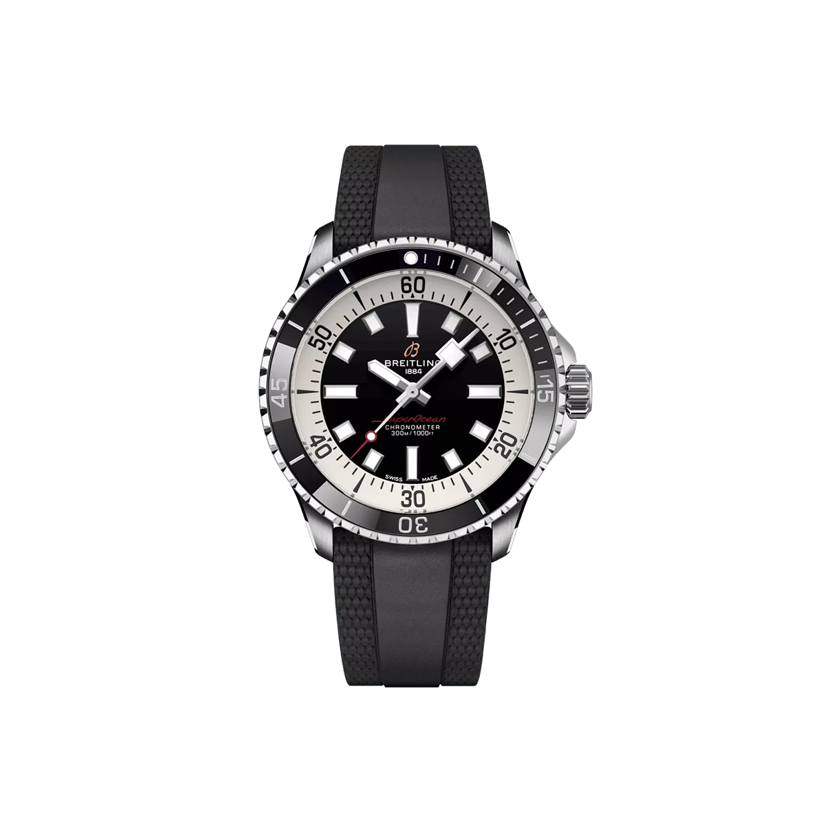Dit Breitling horloge behoort tot de Breitling Superocean collectie. 
Referentienummer: A17375211B1S1
Caliber: Breitling 17
