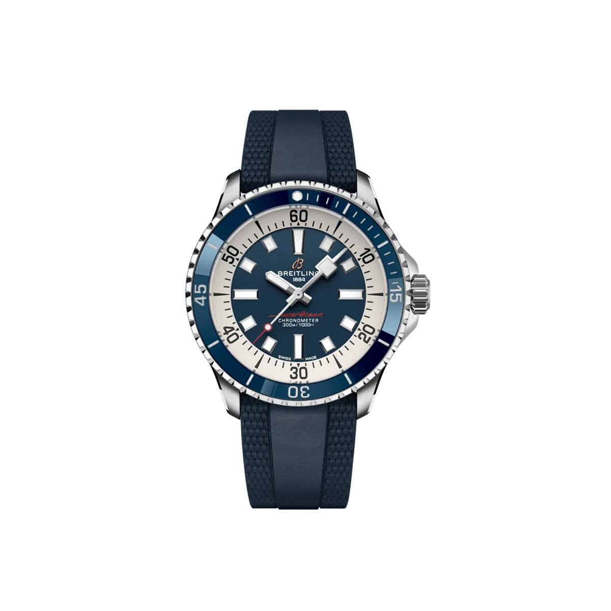 Dit Breitling horloge behoort tot de Breitling Superocean collectie. 
Referentienummer: A17375E71C1S1
Caliber: Breitling 17
