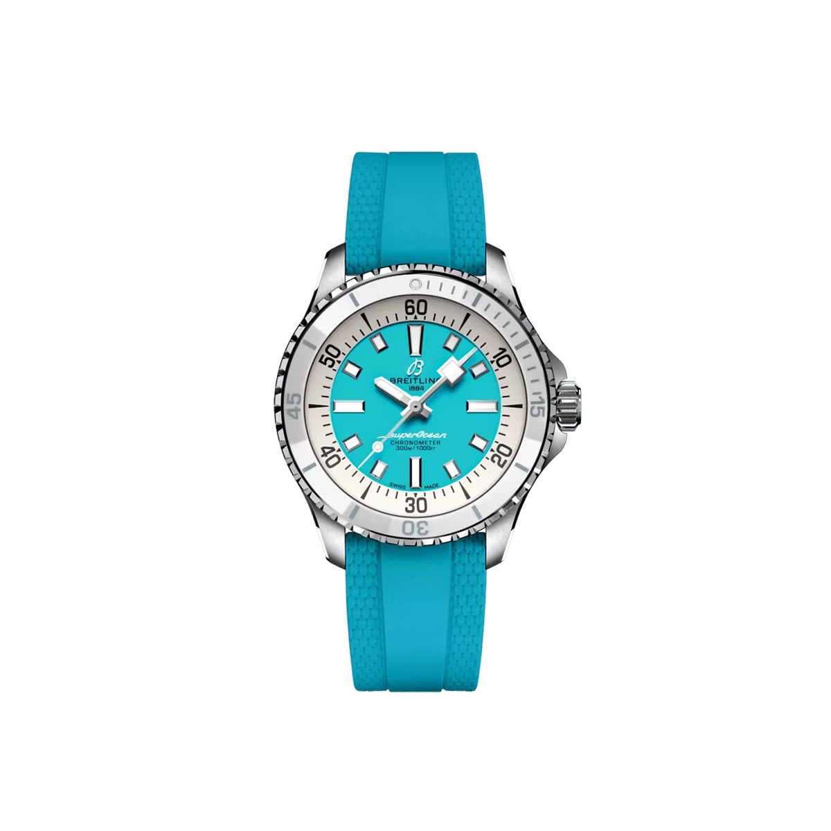 Dit Breitling horloge behoort tot de Breitling Superocean collectie. 
Referentienummer: A17377211C1S1
Caliber: Breitling 17

