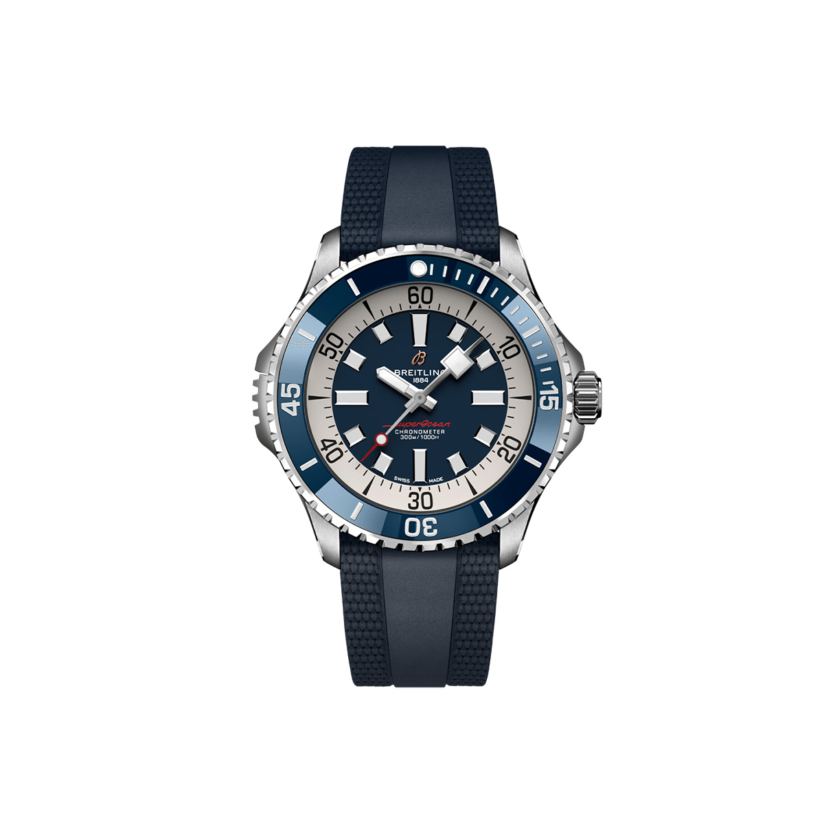Dit Breitling horloge behoort tot de Breitling Superocean collectie. 
Referentienummer: A17378E71C1S1
Caliber: Breitling 17
