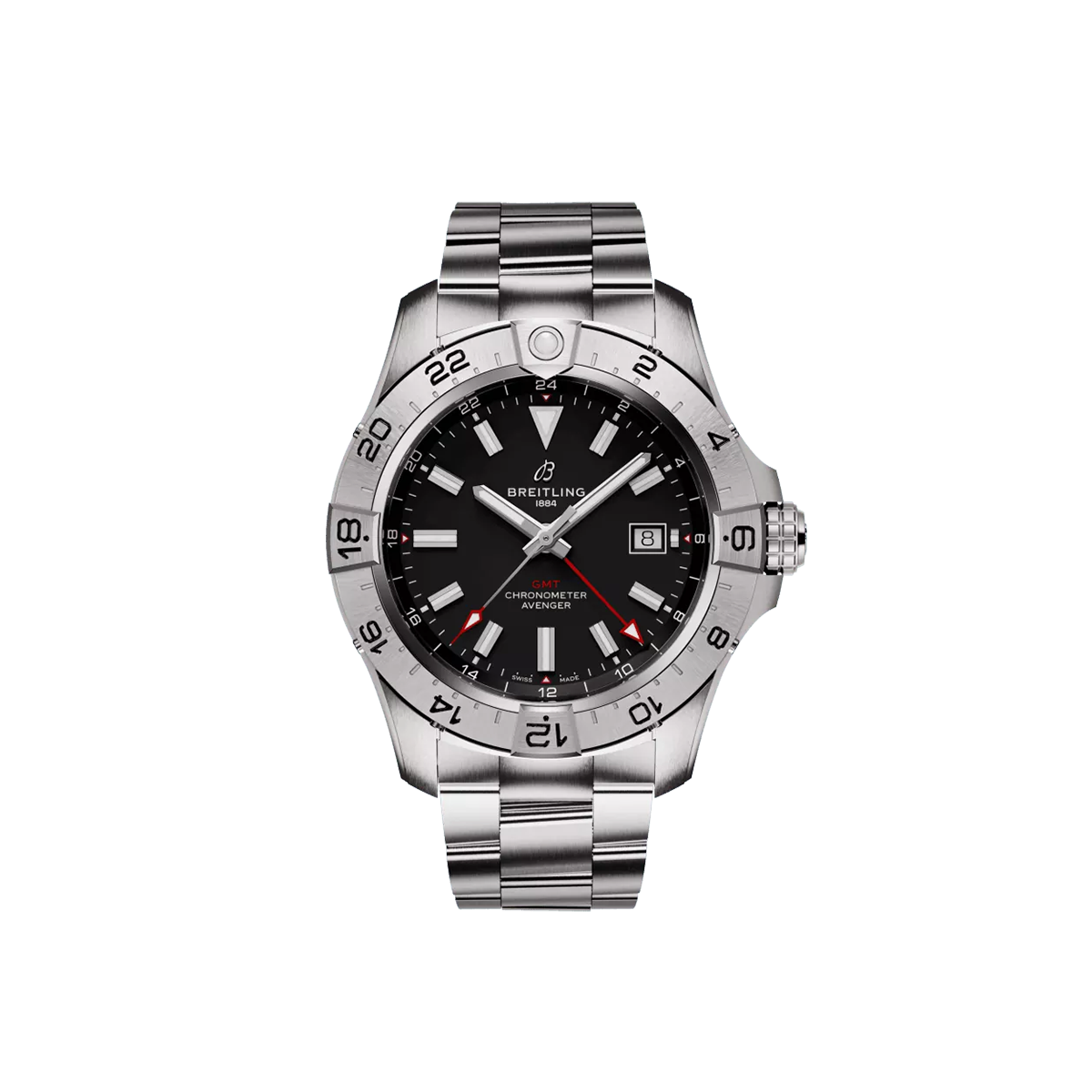 Dit Breitling horloge behoort tot de Breitling Avenger collectie. 
Referentienummer: A32320101B1A1
Caliber: Breitling 32
