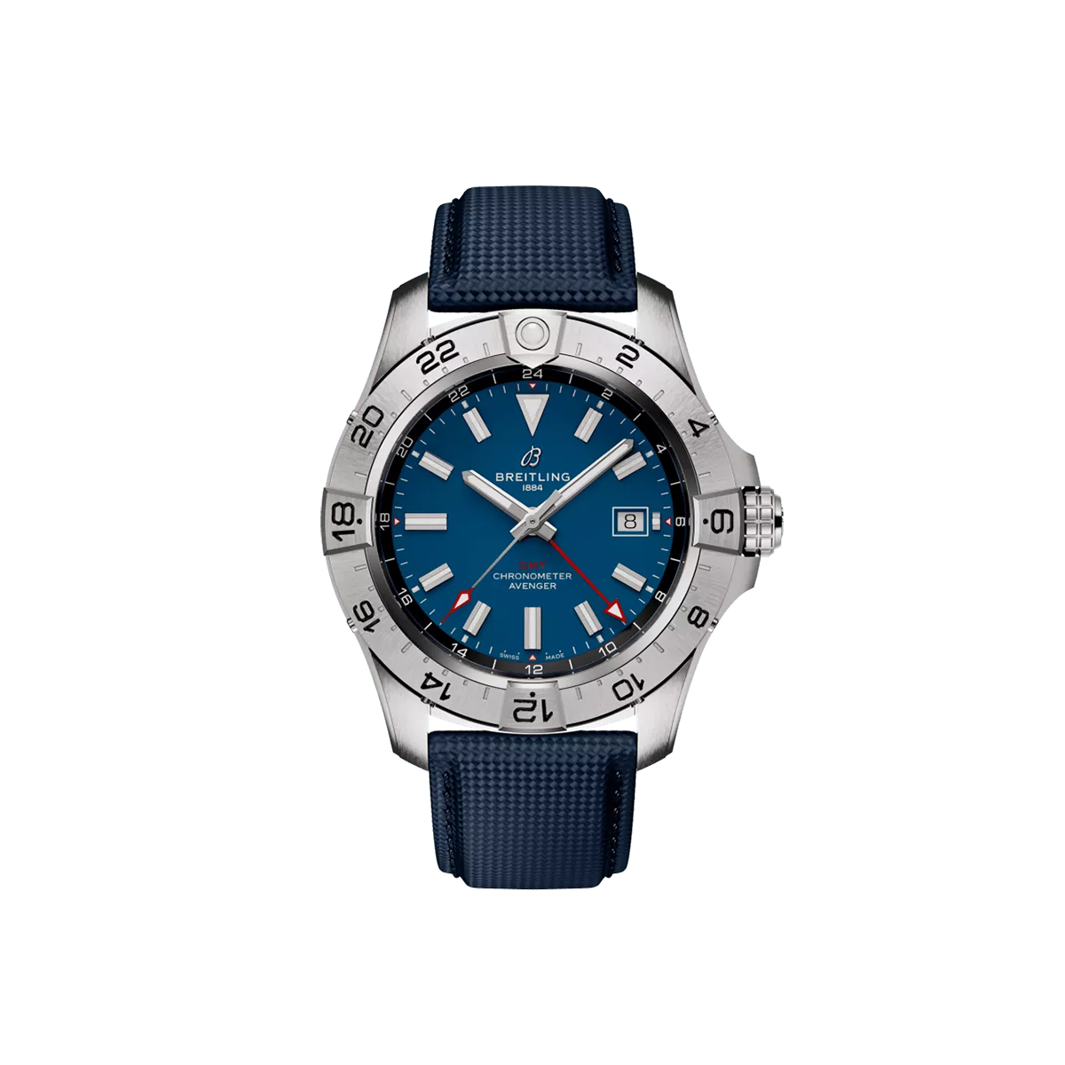 Dit Breitling horloge behoort tot de Breitling Avenger collectie. 
Referentienummer: A32320101C1X1
Caliber: Breitling 32 
