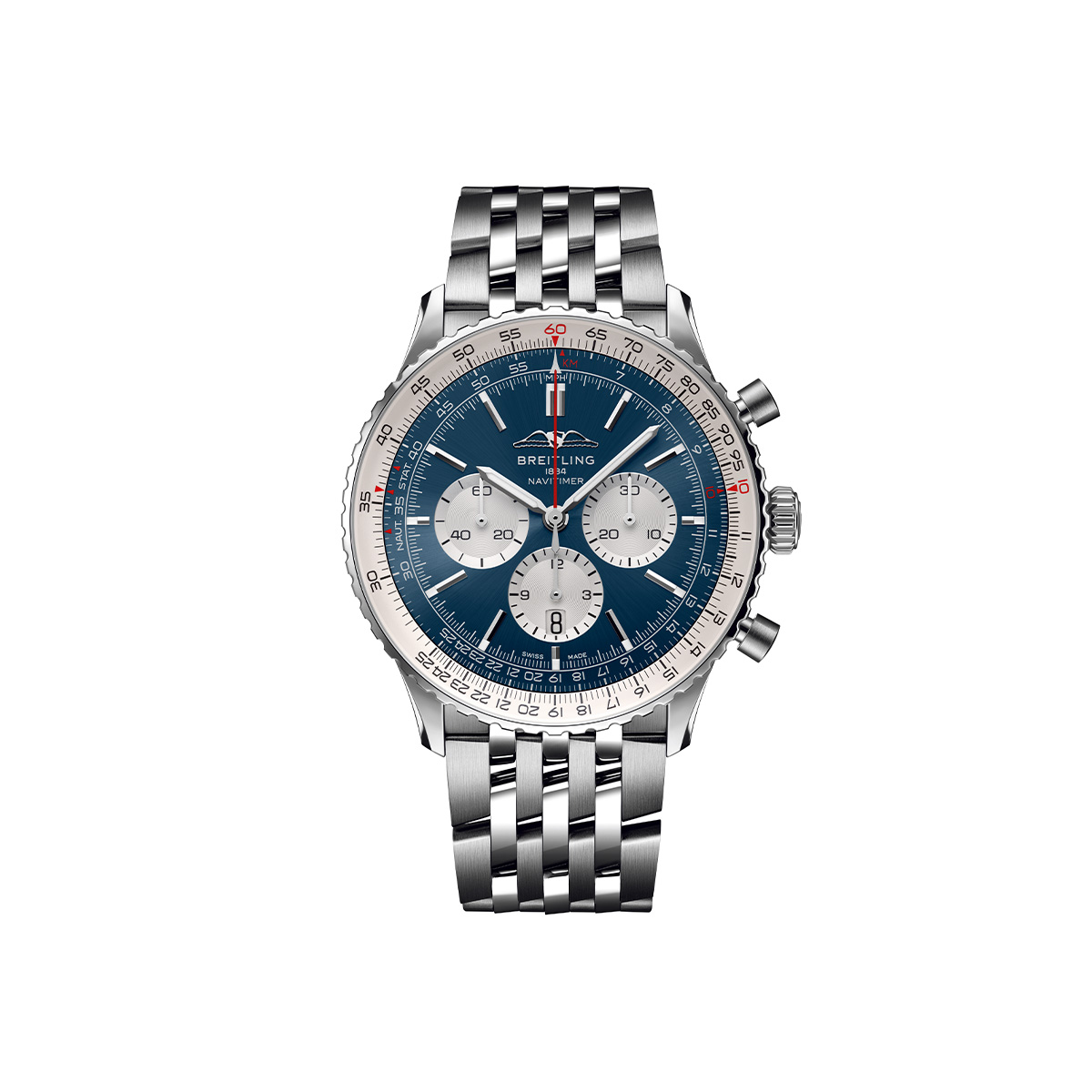 Dit Breitling horloge behoort tot de Breitling Navitimer collectie. 
Referentienummer: AB0137211C1A1
Caliber: Breitling 01 (Manufacture)
